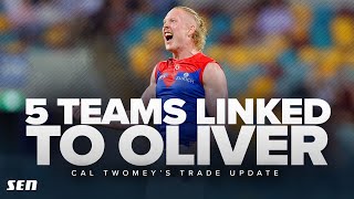 The FIVE AFL teams who are making a play for Clayton Oliver  SEN Trade [upl. by Airel]