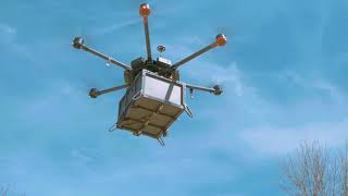 COVID19 Drone Delivery Aid  Flytrex Air Delivery ND [upl. by Marcel]