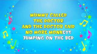 Ten Little Monkeys  Sing A Long  Learning Song  Counting Song  Nursery Rhyme  KiddieOK [upl. by Miki]