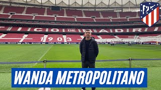 JE VISITE LE STADE WANDA METROPOLITANO  VLOG WAND METROPOLITANO STADIUM  ATLETICO MADRID 20202021 [upl. by Malsi107]