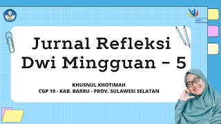 Jurnal Refleksi Dwi Mingguan  5 Model Driscoll [upl. by Ellehcsor171]