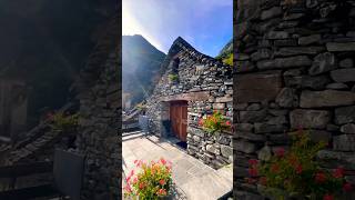 🛑 A unique Swiss village in the mountains shorts switzerland nature alps abba [upl. by Namreh643]