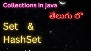 Set interface amp HashSet in java collections  java75 programjava javacollection [upl. by Nazario745]