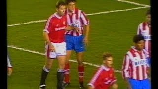 199192 Manchester United FC 1 Vs Atlético Madrid 1 Octavos Vta Recopa Europa [upl. by Aikemit]