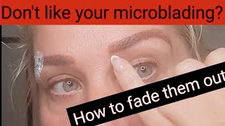 How to fade out your phi brows microblading [upl. by Akeylah]