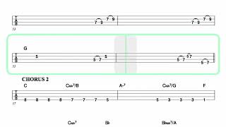 YES ● Long Distance Runaround  Isolated Bass  TAB [upl. by Whalen]