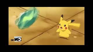 Pokemon Black and White Ash Saves Pikachu From Evolving Into Raichu [upl. by Bick]