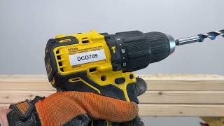 Dewalt DCD709 Drilling Speed Test Results [upl. by Eceerehs58]