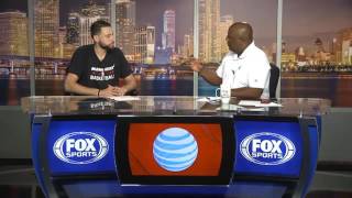 Josh McRoberts  Miami Heat vs Toronto Raptors Game 6 postgame 51316 [upl. by Atiuqrahs]