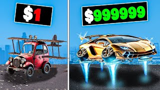 1 to 1000000 Flying Car in GTA 5 [upl. by Dorinda939]