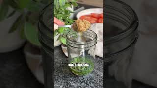 ¡La Mejor Vinagreta Casera en 5 Minutos vinagreta ensalada cocina verduras recetafacil [upl. by Trey612]