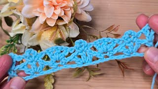 The Most WONDERFUL amp EASY Crochet Border for Beginners 👌 CUTE Crochet Edging for Baby Blanket [upl. by Starobin498]