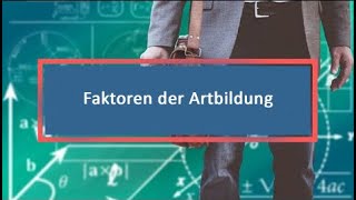 Faktoren der Artbildung [upl. by Okuy]