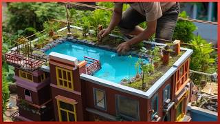 Man Builds Hyperrealistic Houses At Scale  Miniature Construction by TranNam [upl. by Ahiel155]