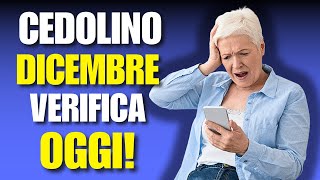 CEDOLINO DICEMBRE 2023 VERIFICA OGGI E NON RESTARE INDIETRO [upl. by Kazmirci]