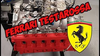 Remontage du moteur de la Ferrari Testarossa [upl. by Yssis]