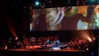 War of the Worlds  Live MEN Arena Manchester Sat 8122012 Horsell Common amp The Heat Ray HD [upl. by Ennove]