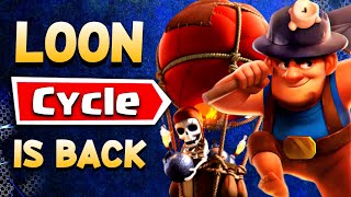 The RISE of Miner Balloon Cycle in Clash Royale [upl. by Atinar380]