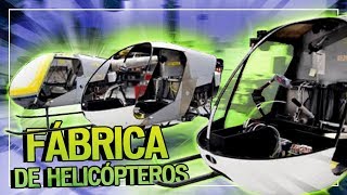 Como é Construído um Helicóptero Visita na FÁBRICA DA ROBINSON [upl. by Nafets422]