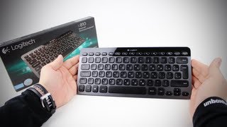 Logitech K810 Bluetooth Illuminated Keyboard Unboxing amp Review  Unboxholics [upl. by Kappenne]