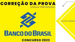 Correção Prova Banco do Brasil 2023  Língua Portuguesa  Prova A [upl. by Nilyaj]