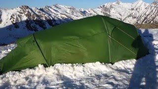 Mckinley Venture 3  wind proof tent  nottata a 70 kmorari [upl. by Wain]