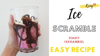 Ice scramble Pinoy iskrambol Easy Recipe [upl. by Edrahs]