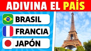 🌎 Adivina el PAÍS por su MONUMENTO 🤔🧠  40 Monumentos Famosos [upl. by Ainivad]