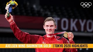 Axelsen beats Chen Long to win gold 🏸 Tokyo2020 Highlights [upl. by Wylde728]