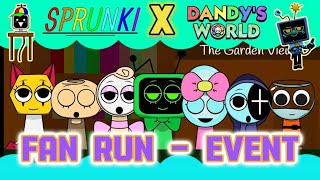 DANDYS WORLD FAN RUN EVENT SPRUNKI BG MUSIC [upl. by Baoj]