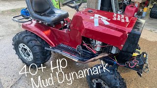 40hp Racing Mud Mower Walk Around [upl. by Ehcropal]