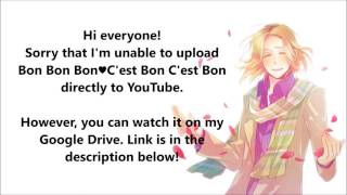 Bon Bon Bon♡Cest Bon Cest Bon  English Lyrics [upl. by Aidnic]