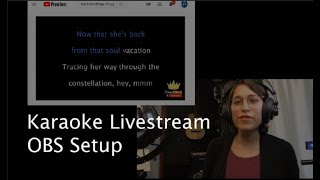 How to Livestream Karaoke with OBS MAC [upl. by Trevar610]