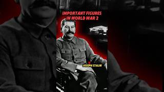 IMPORTANT FIGURES IN WORLD WAR 2 ww2 history historyfacts [upl. by Koralle663]