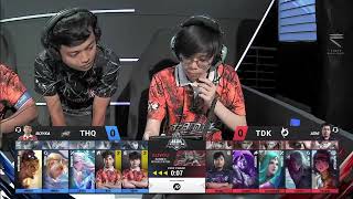 GAME 1  TODAK vs TEAM HAQ  REGULAR SEASON MPL MALAYSIA S14  TDK vs THQ HD [upl. by Anrehs]