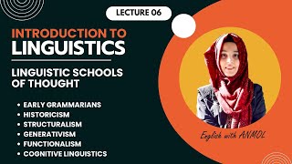 INTRODUCTION TO LINGUISTICS   LESSON 06   English with Anmol [upl. by Eiraminot]