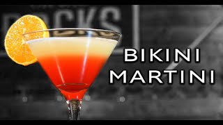 How To Make The Bikini Martini  Coconut Rum Drinks  Booze On The Rocks [upl. by Ocsirf490]