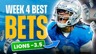 Best Bets for NFL Week 4  Top Picks and Predictions 2024 [upl. by Eberhart309]