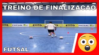 Futsal  Treino de finalização  Diagonal [upl. by Yorker]