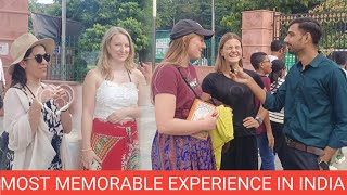 Asking Foreigners About Most Memorable Experience In India trending viralvideo youtubevideo [upl. by Kathye492]