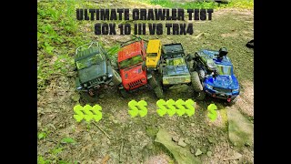 TRX4 VS AXIAL SCX10 III VS REDCAT EVEREST GEN7 PRO [upl. by Akirahc]