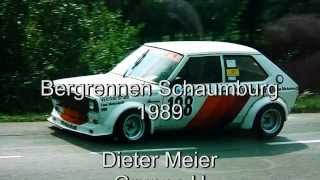 Dieter Meier Bergrennen Schaumburg 1989 Audi 50 Gruppe H 1300 ccm [upl. by Elsey]