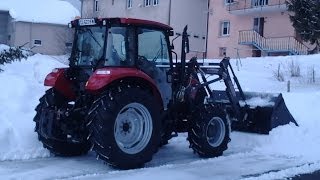 Déneigement avec tracteur case ih [upl. by Diley797]