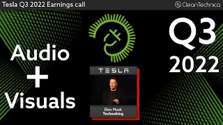 Tesla Q3 2022 Earnings Call Livestream [upl. by Marena]