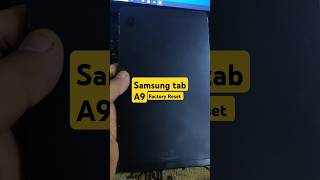 Samsung tab a9 hard reset factory reset [upl. by Ytirehc904]