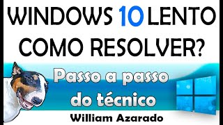 Windows 10 lento 2022 O que faz um técnico para resolver [upl. by Olimac918]