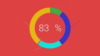 After Effects Animated Pie Chart [upl. by Dadirac]