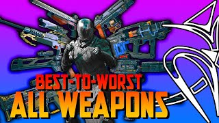 Best to Worst  All Weapons in Starfield [upl. by Kind]