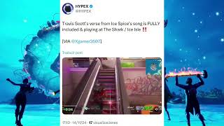 IT IS CONFIRMED THAT TRAVIS SCOTT WILL APPEAR TODAY IN THE ICE SPICE SONG ON FORTNITE Travis scott [upl. by Sialac]