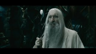 Elrond Galadriel y Saruman Vs Los Nazgûl  El Hobbit La Batalla de los Cinco Ejércitos VE [upl. by Eibor115]